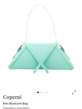 Coperni Pastel Mint Triangle Shoulder Bag